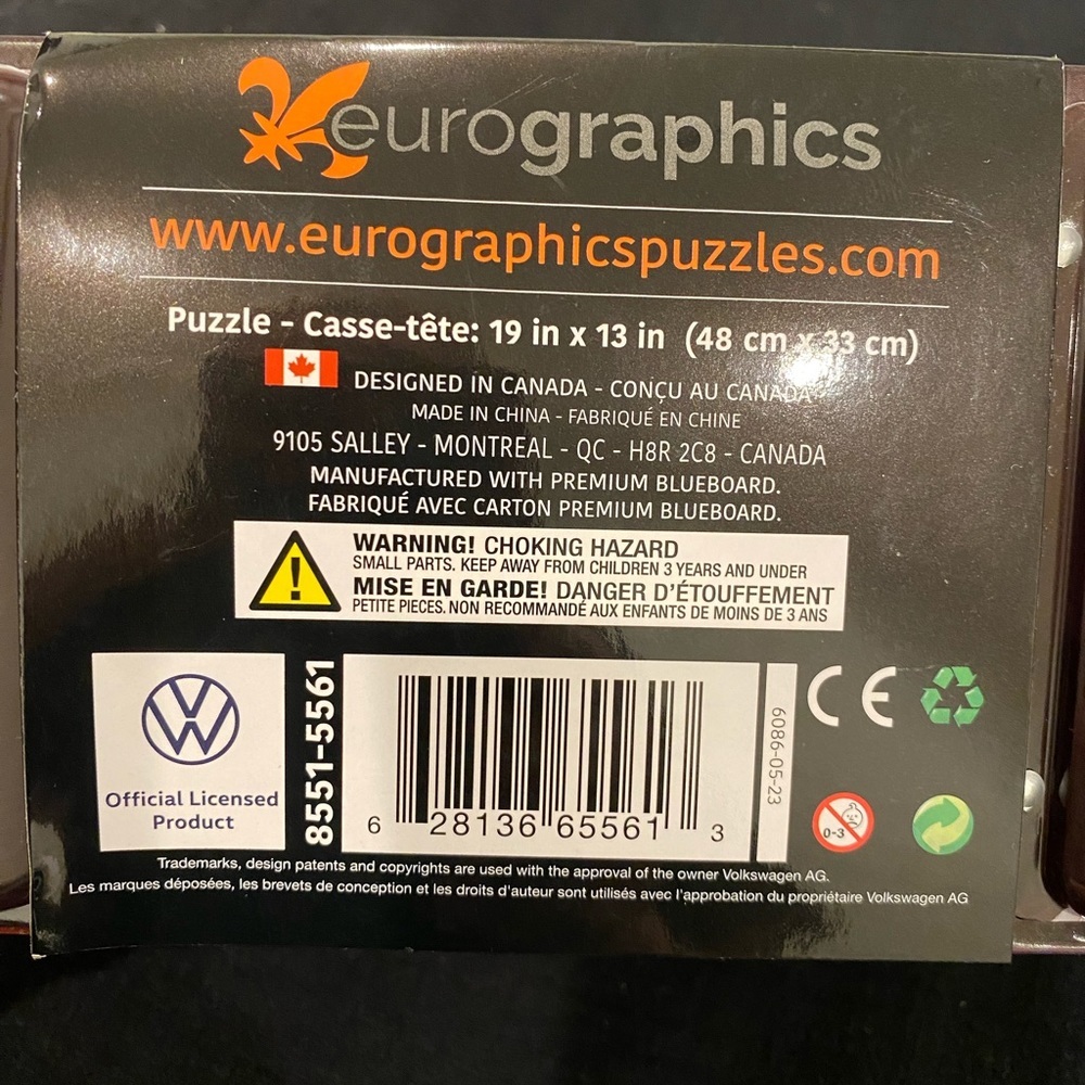 GROOVY VW bus puzzle in COLLECTABLE tin- see pic for all the details! Family FUN - Picture 9 of 12